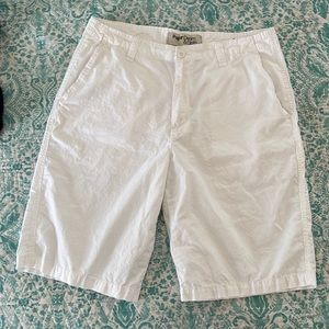 PAPER DENIM & CLOTH White Summer Mens Shorts